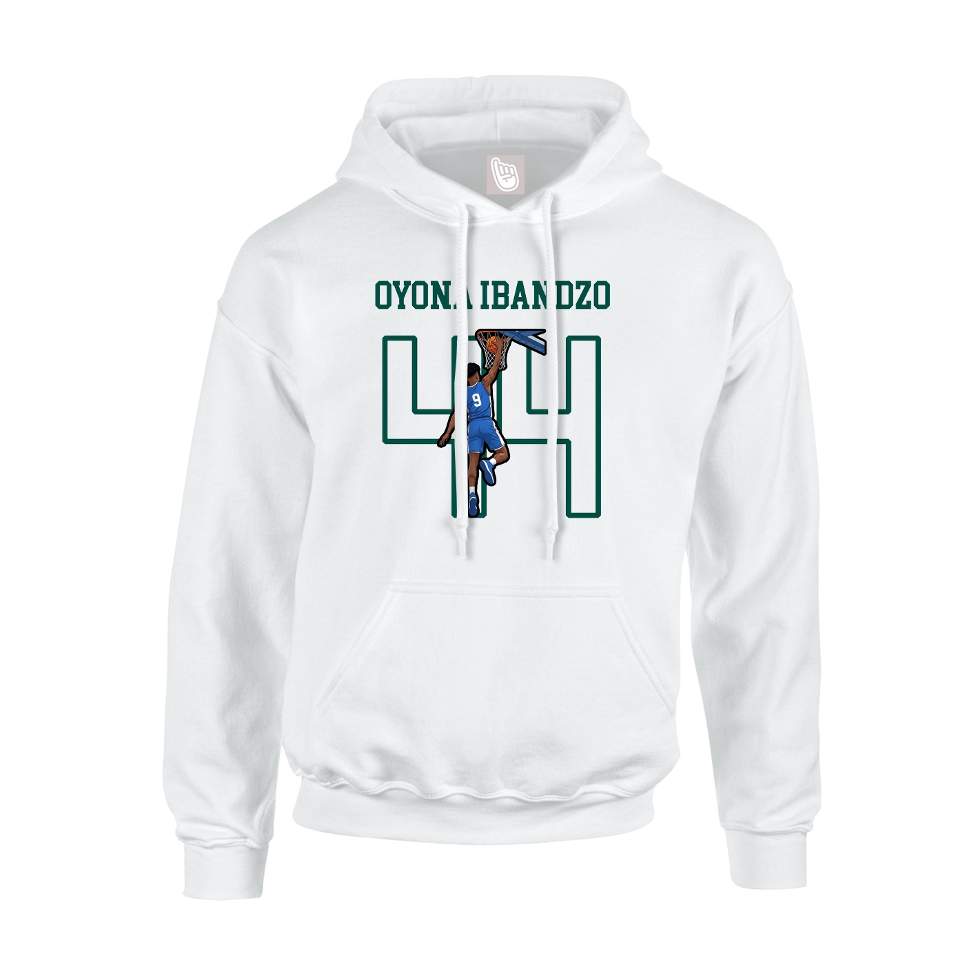 Hoodie — Shirsey in White