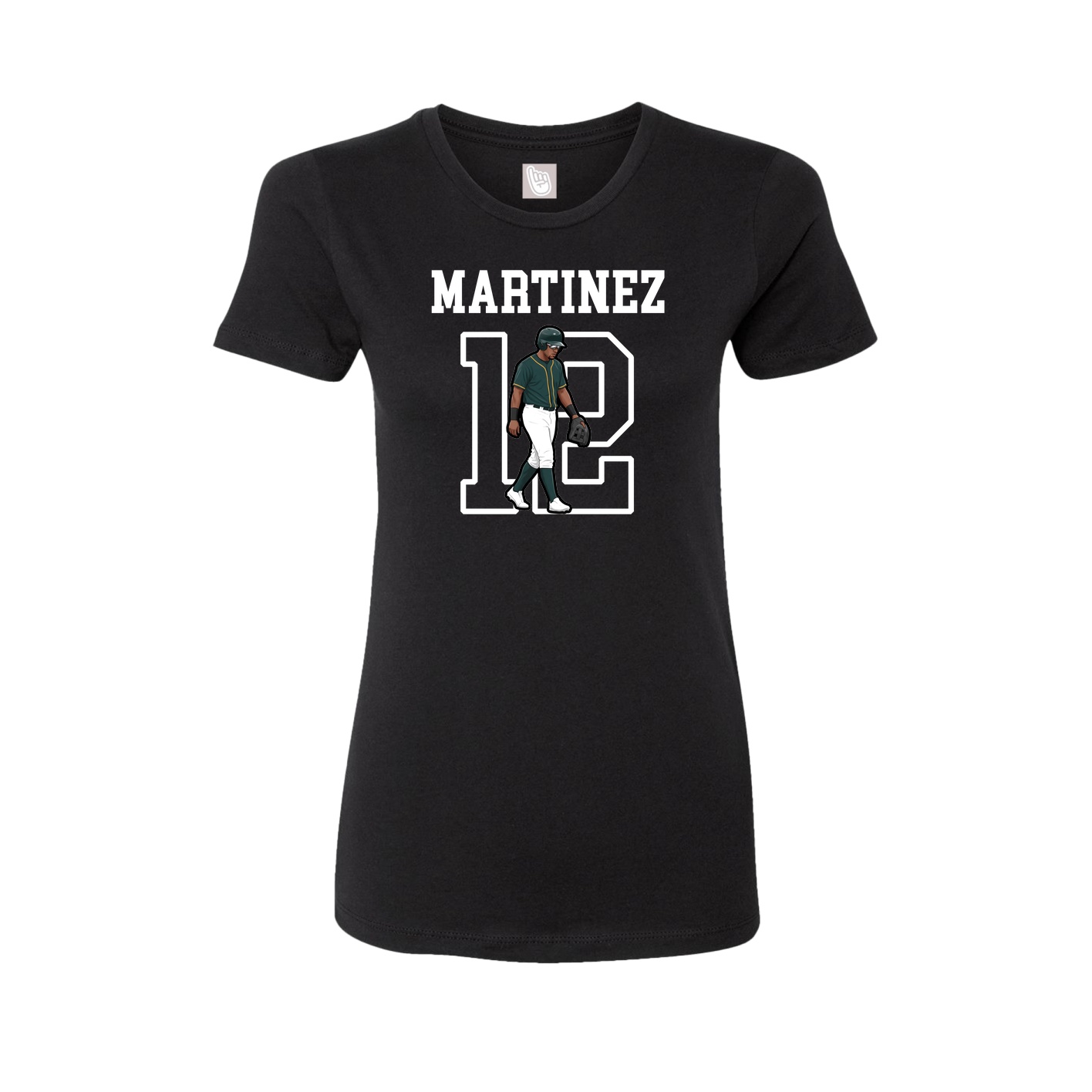 Fitted Women's Tee — Shirsey in Black