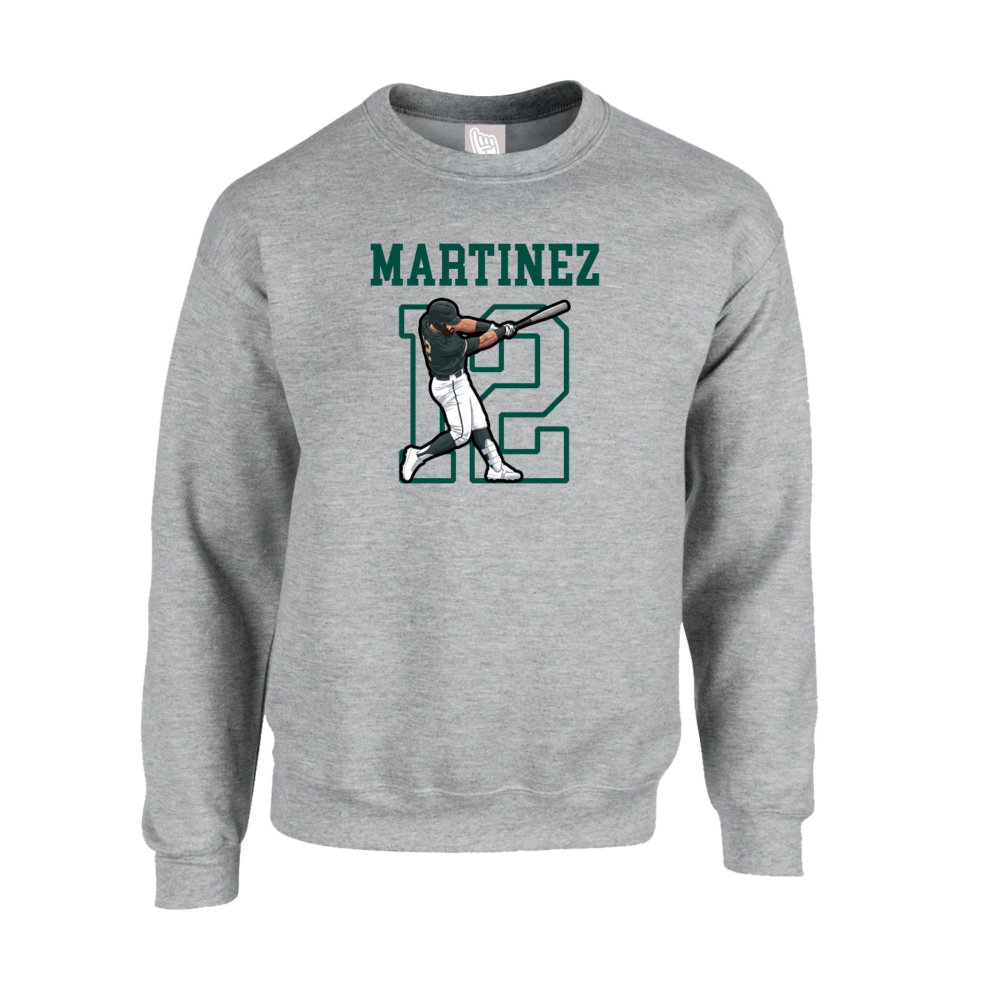 Fleece Crew — Shirsey in Grey