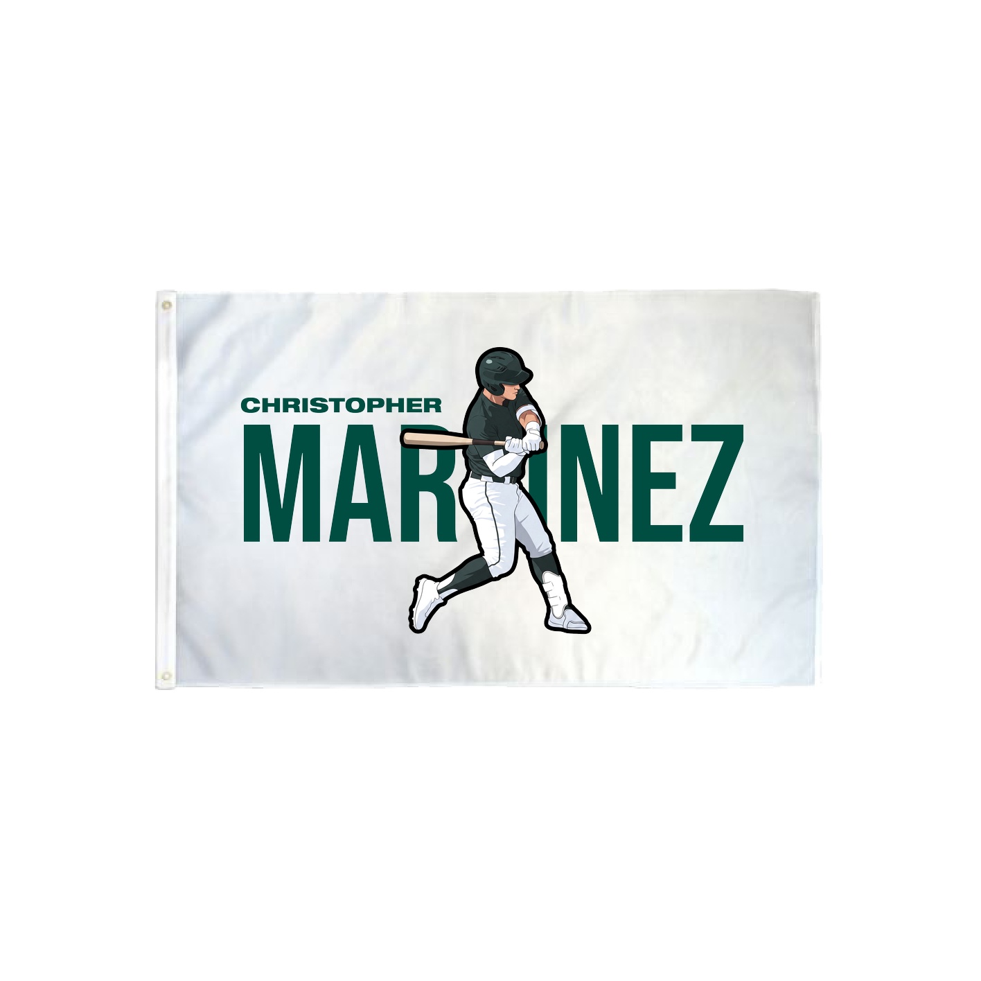 3x5 Flag — Player Name in Classic