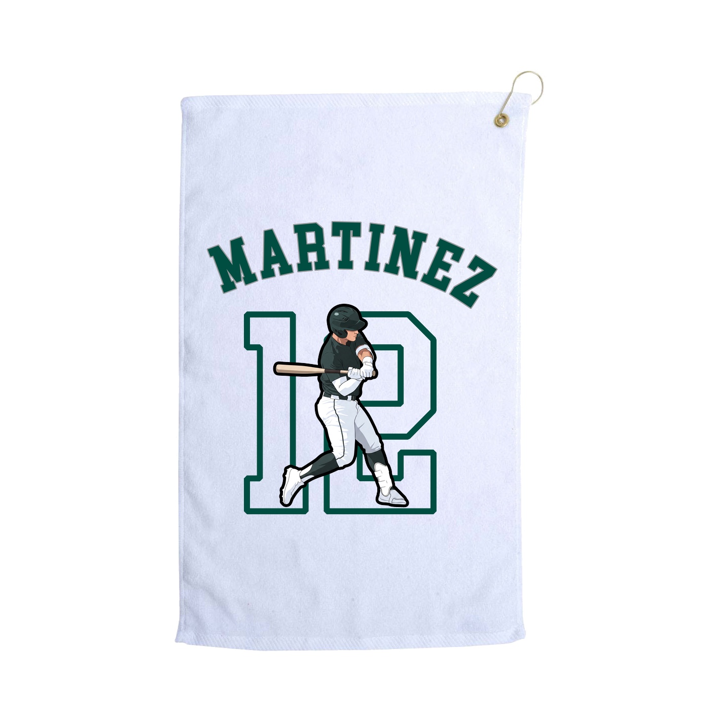 Golf Towel — Shirsey Arch in White