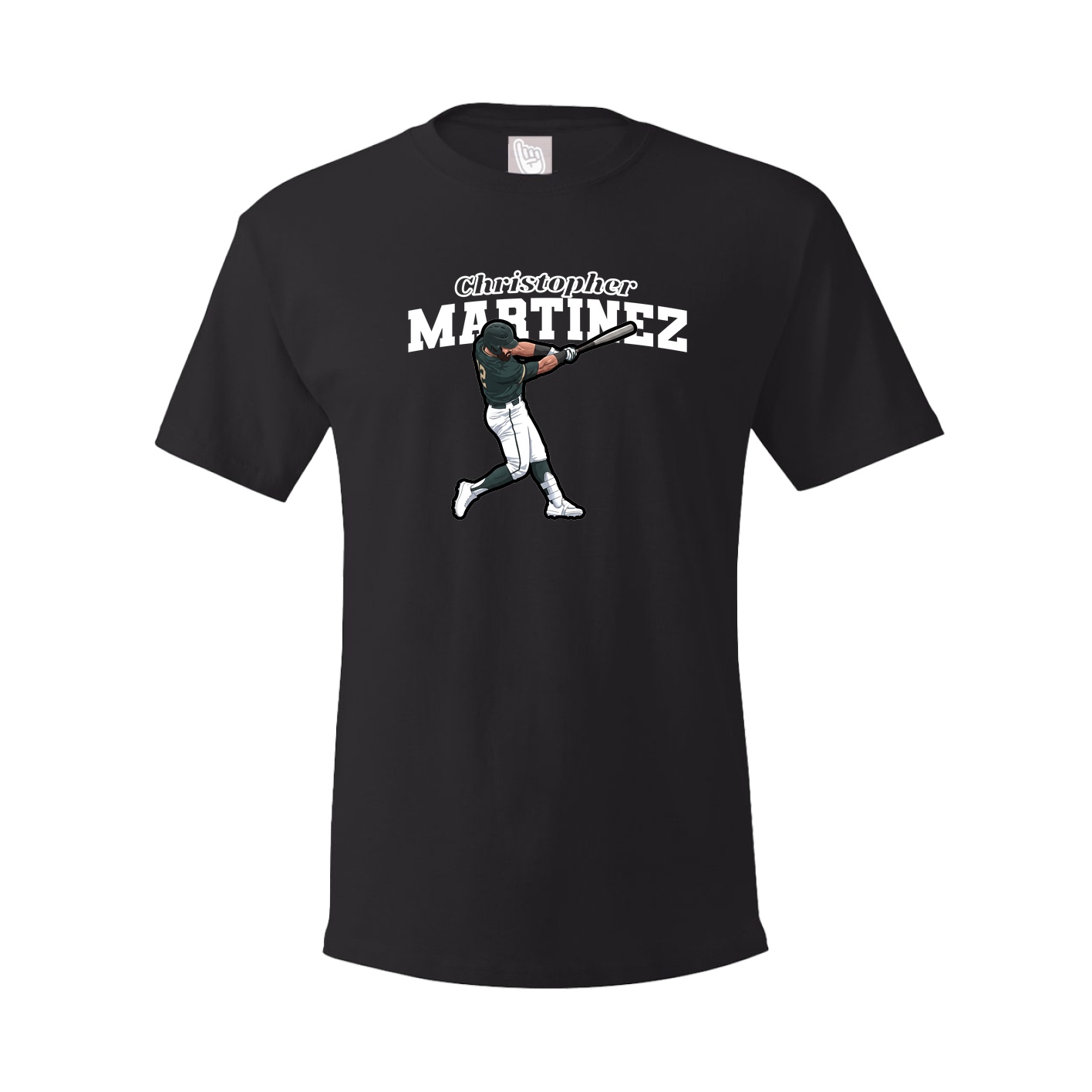 Youth Tee — Name Arch in Black