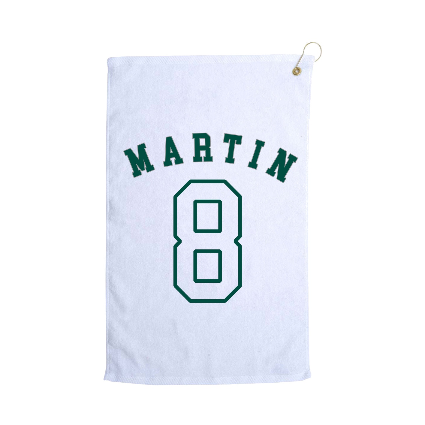 Golf Towel — Shirsey Arch in White
