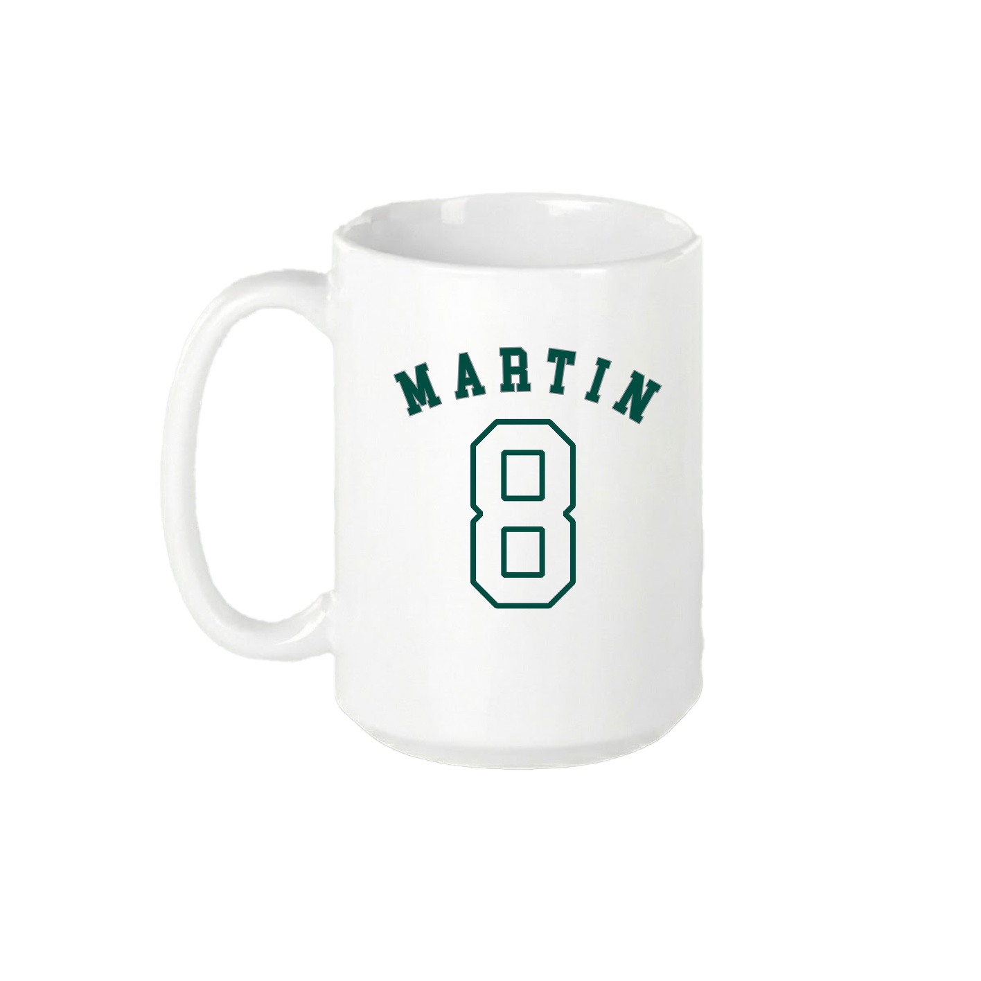 15oz Coffee Mug — Shirsey Arch in White