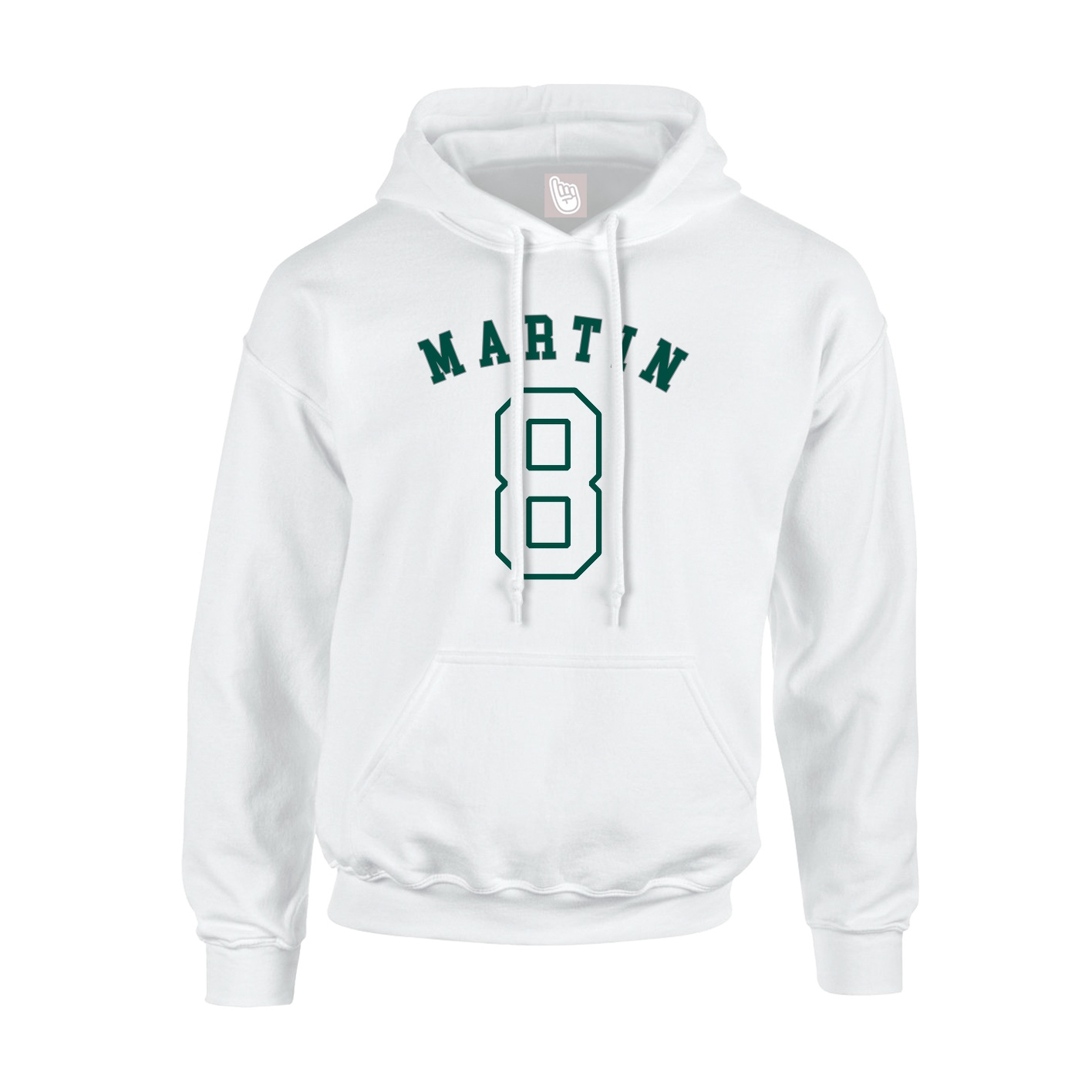 Youth Hoodie — Shirsey Arch in White
