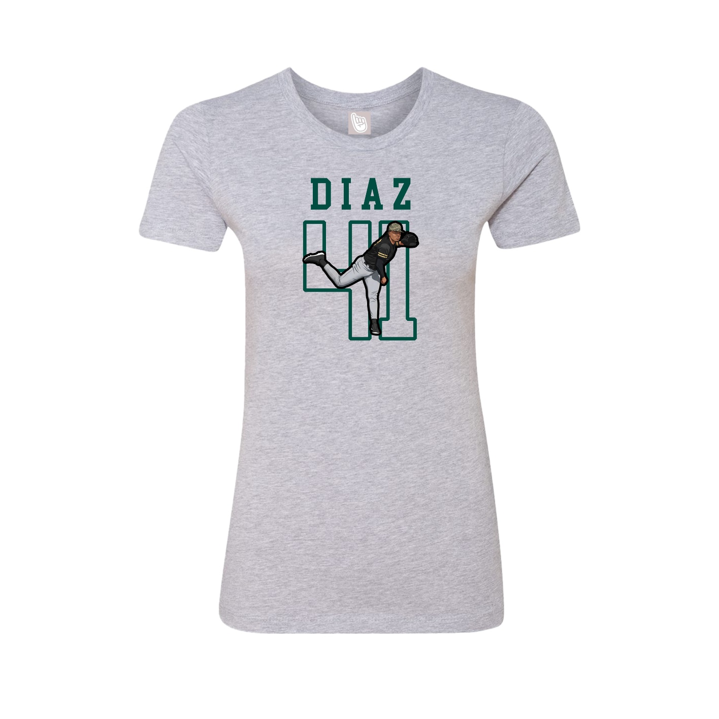Fitted Women's Tee — Shirsey in Grey