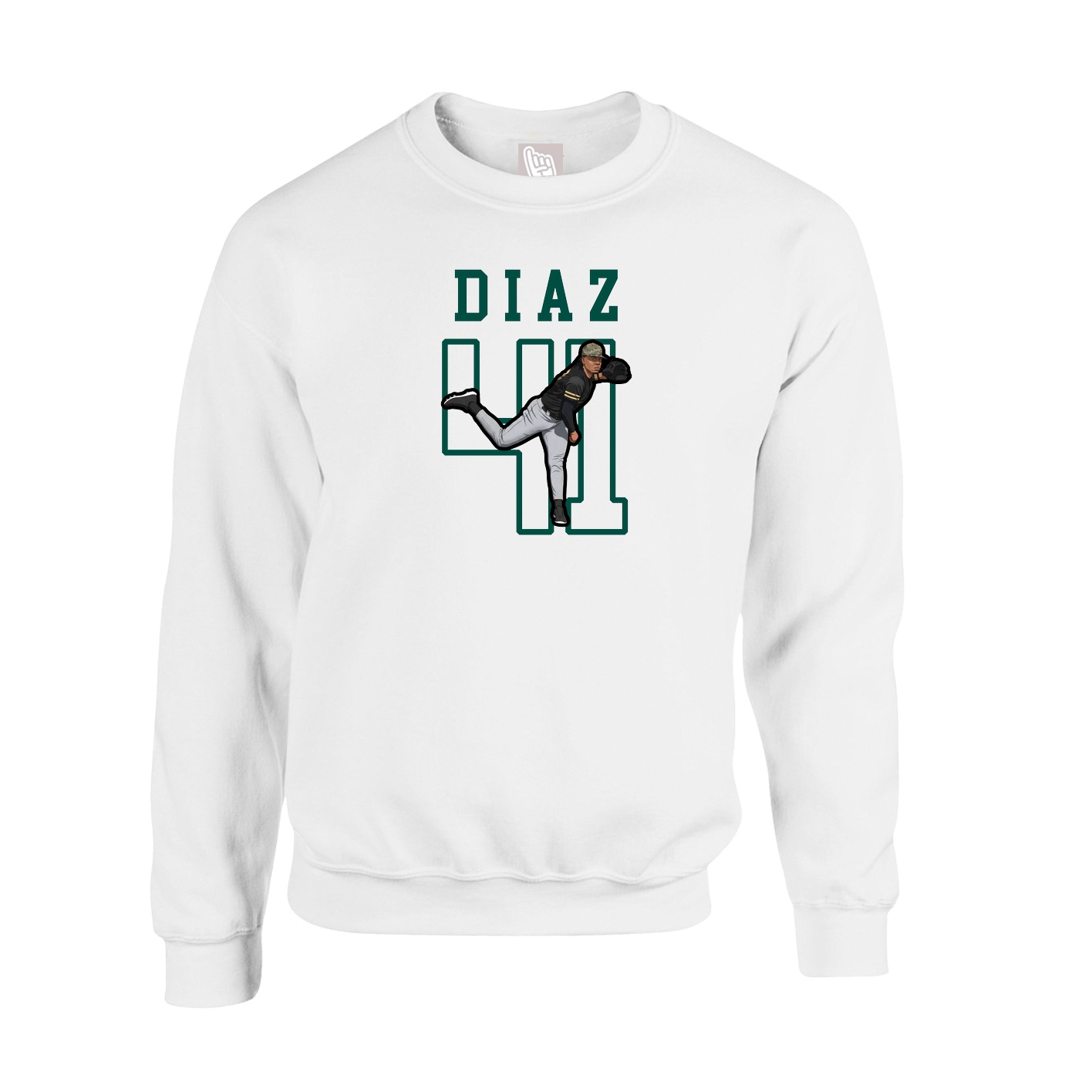 Fleece Crew — Shirsey in White