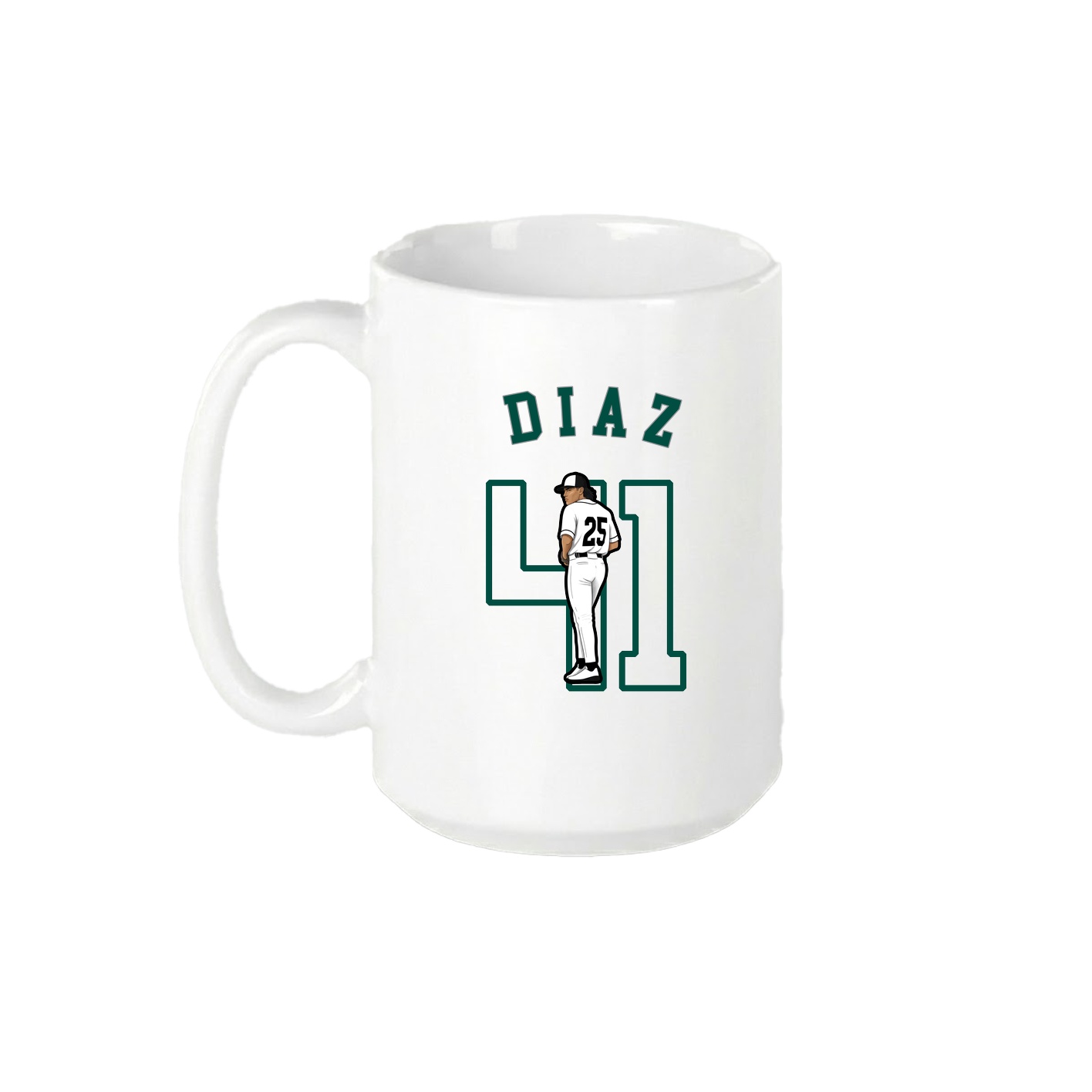 15oz Coffee Mug — Shirsey Arch in White