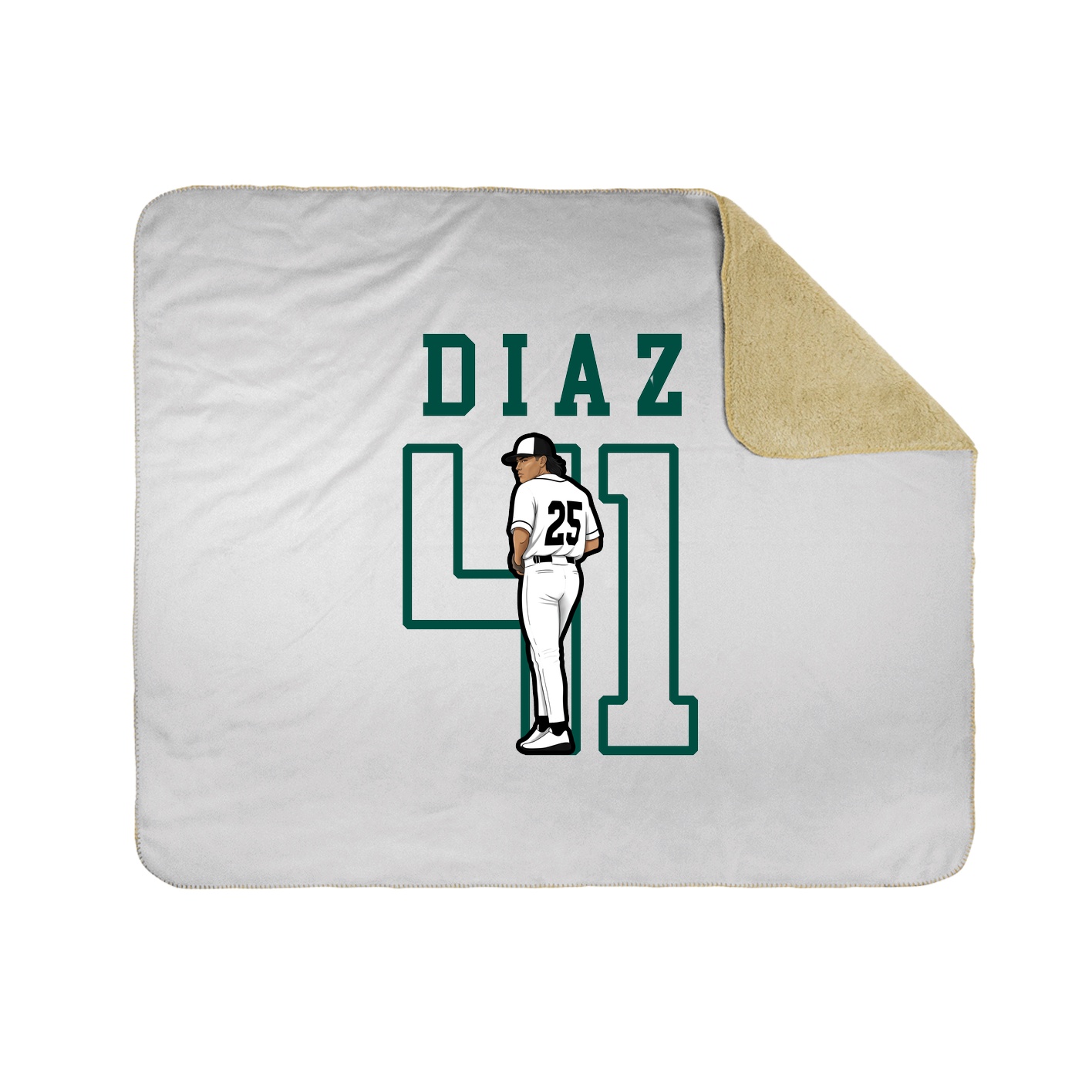 Throw Blanket — Shirsey in White