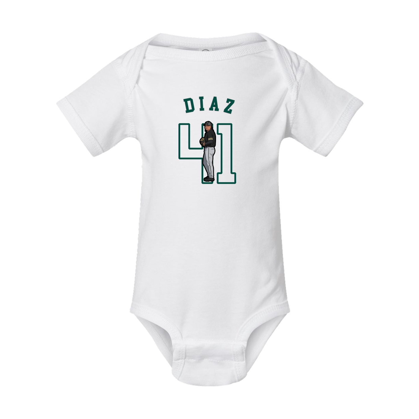 Baby Onesie — Shirsey Arch in White