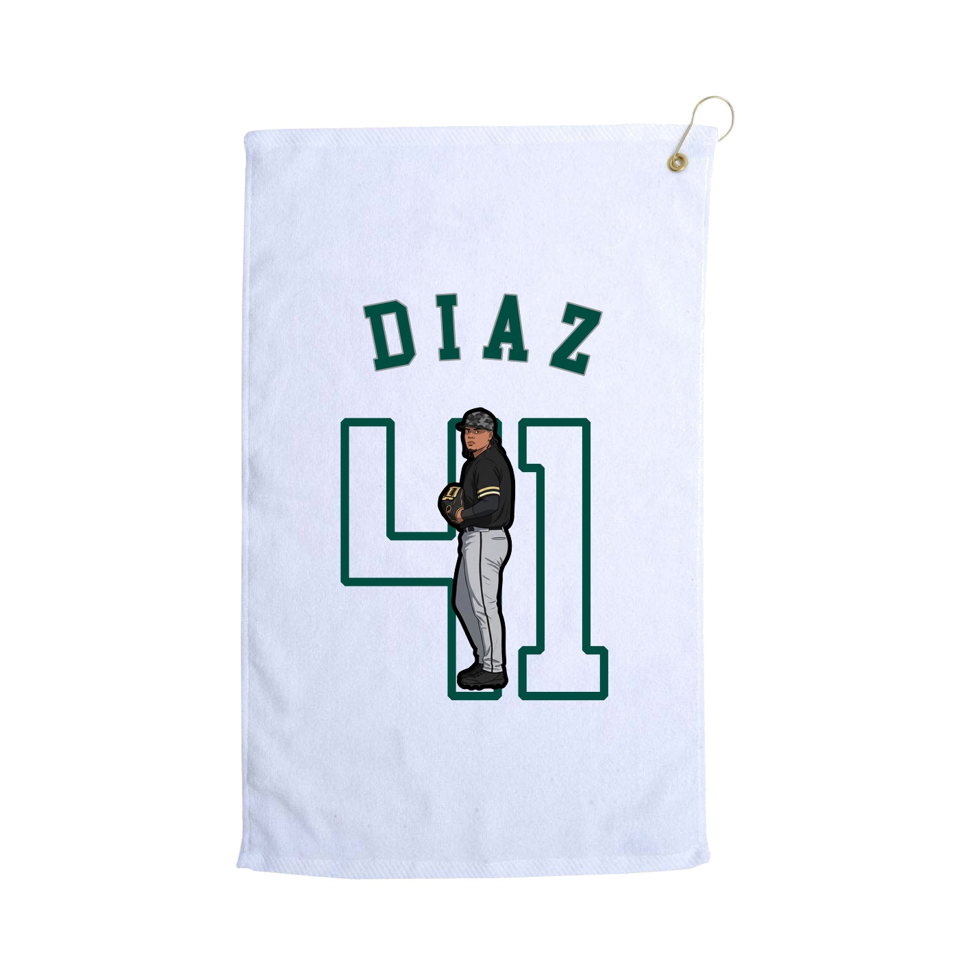 Golf Towel — Shirsey Arch in White