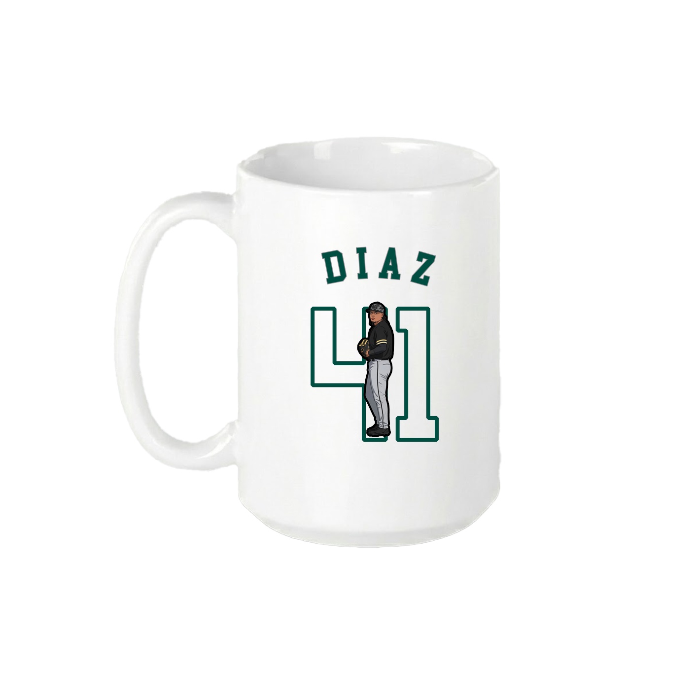 15oz Coffee Mug — Shirsey Arch in White