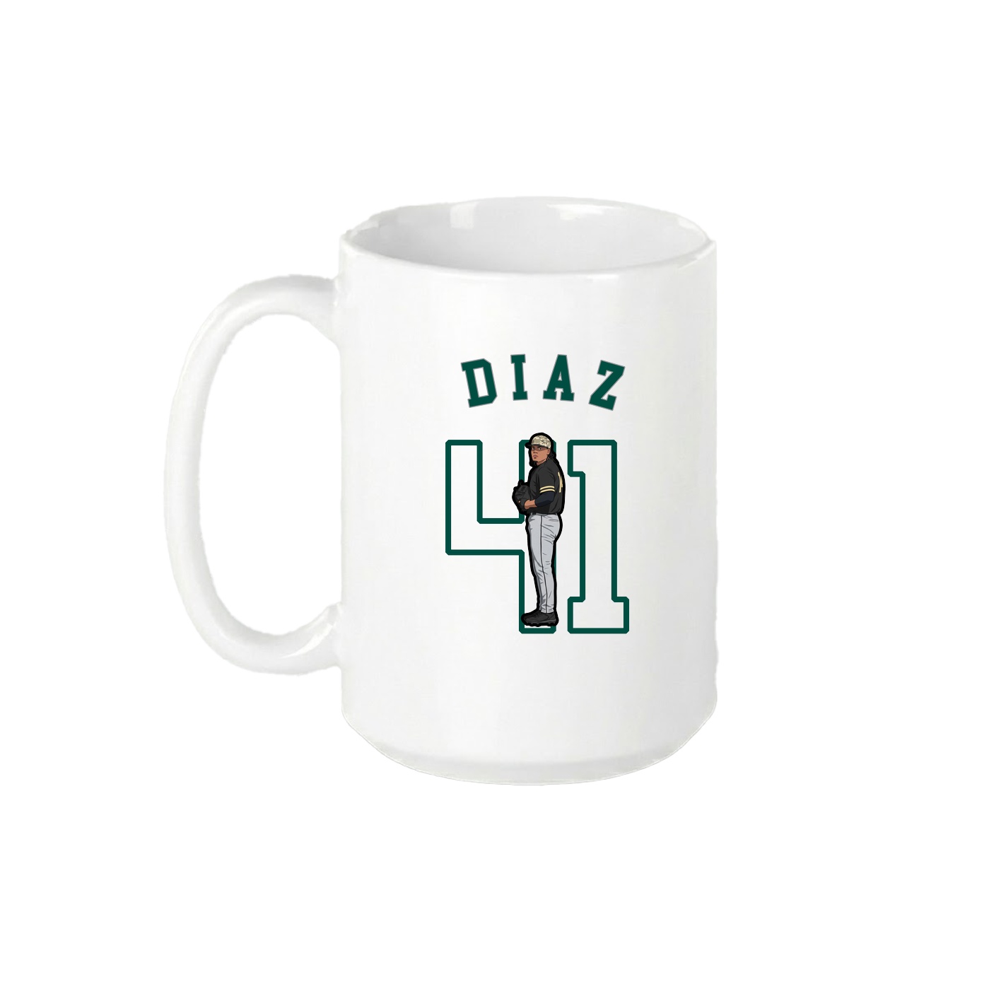 15oz Coffee Mug — Shirsey Arch in White