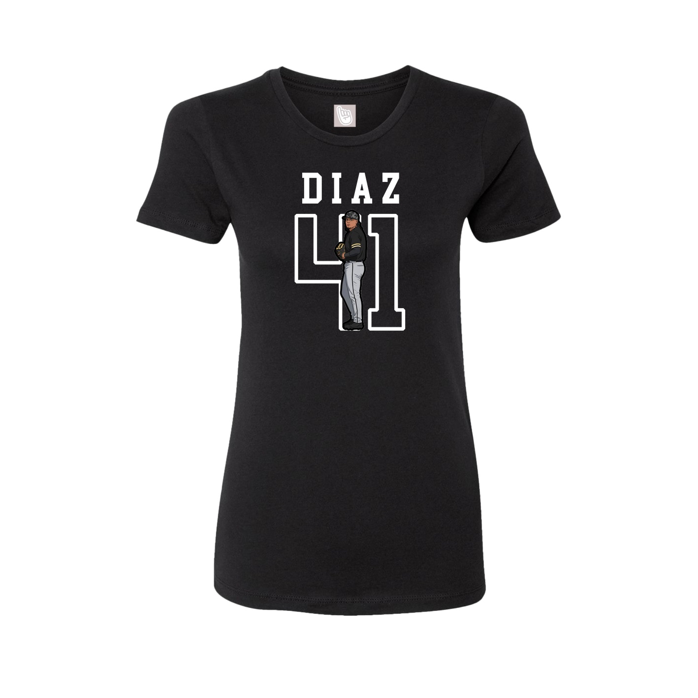 Fitted Women's Tee — Shirsey in Black