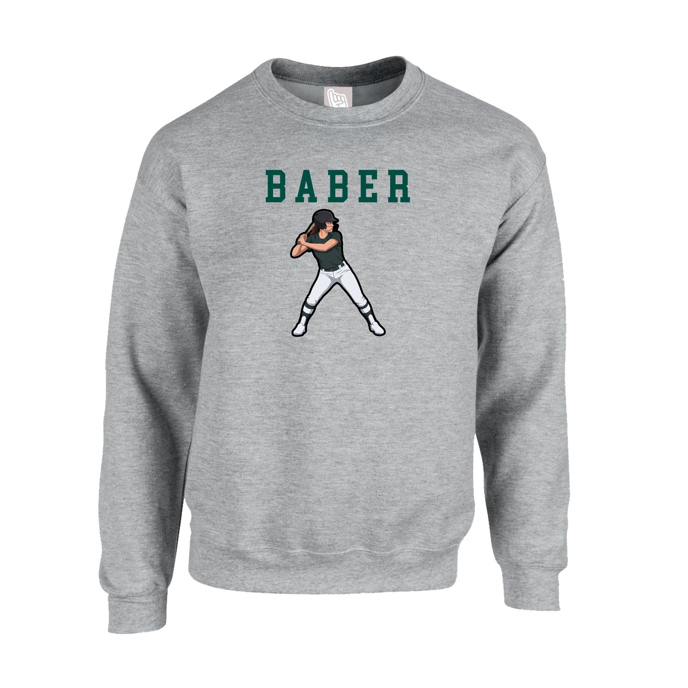 Fleece Crew — Shirsey in Grey