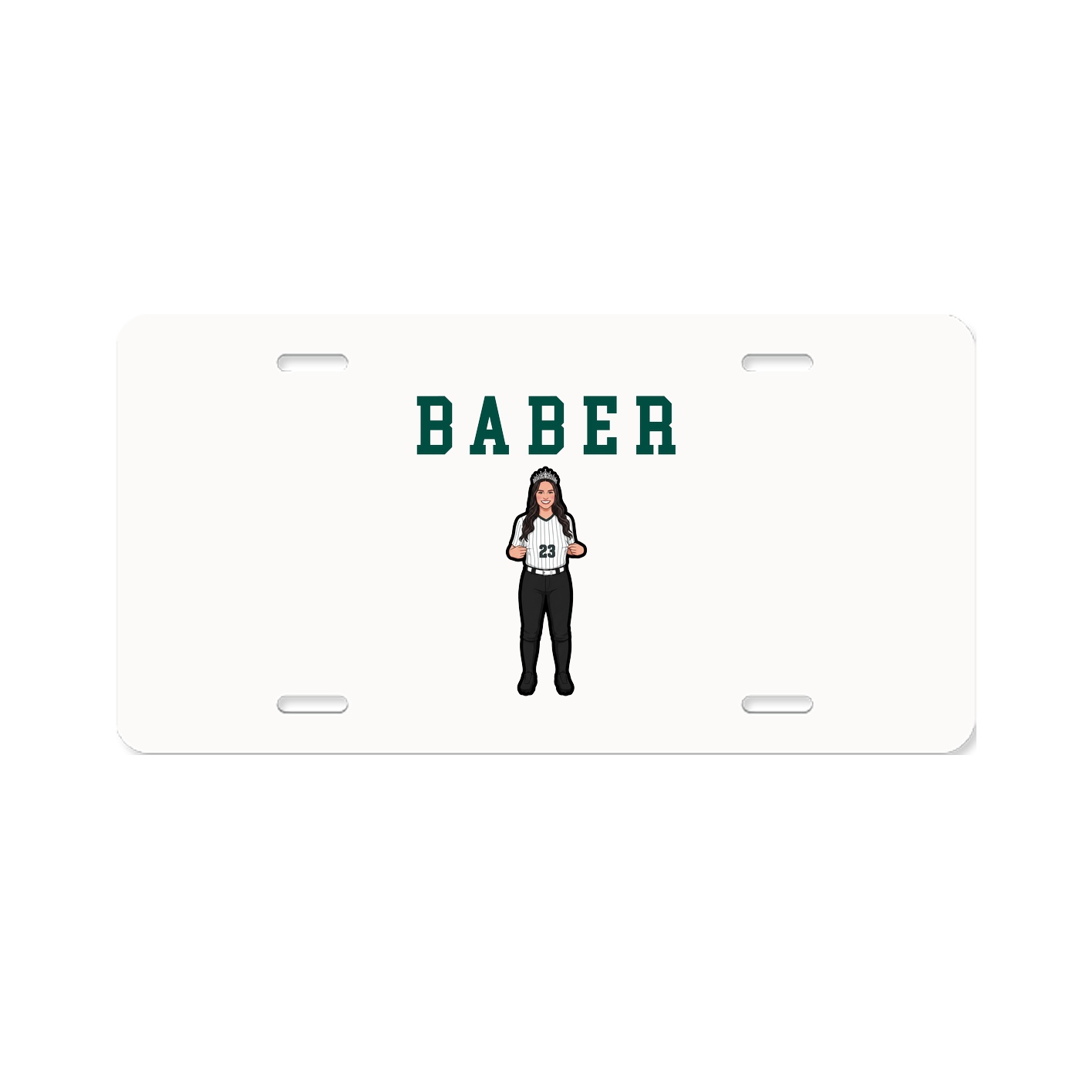 License Plate — Shirsey in Classic