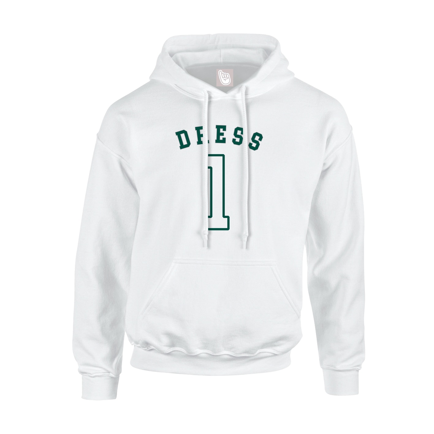 Hoodie — Shirsey Arch in White