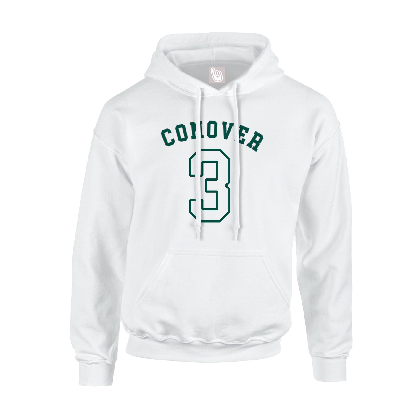 Hoodie — Shirsey Arch in White