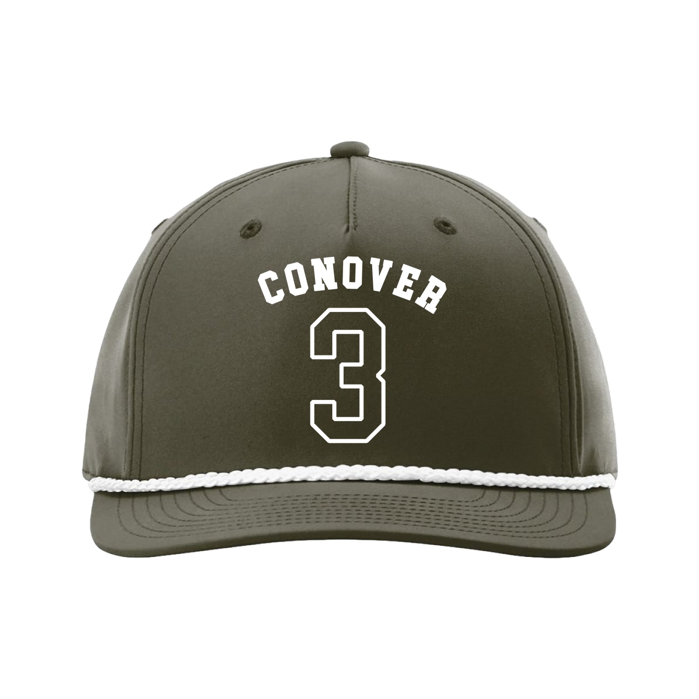 Five-Panel Classic Rope Cap — Shirsey Arch in Green