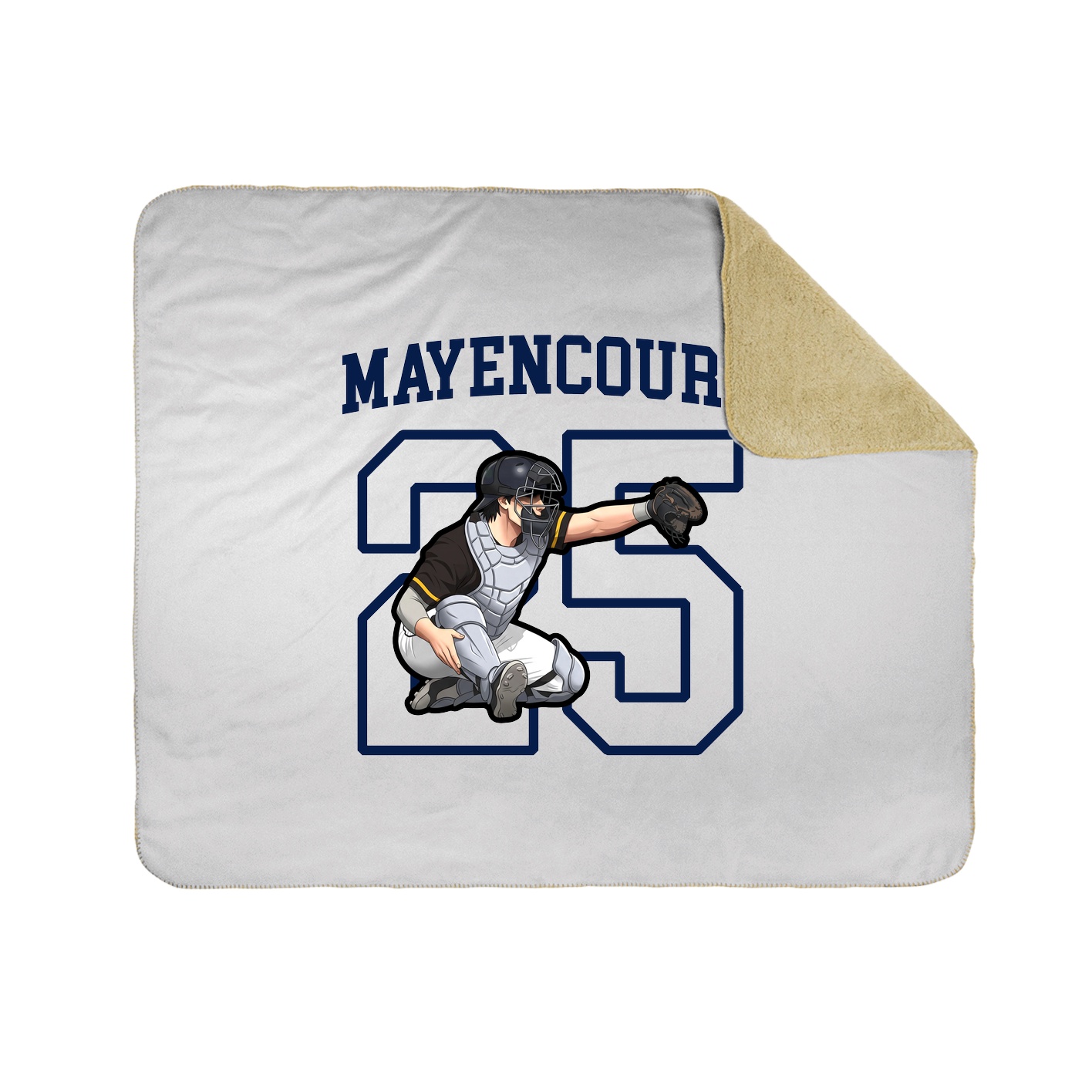 50x60 Sherpa Lined Throw Blanket