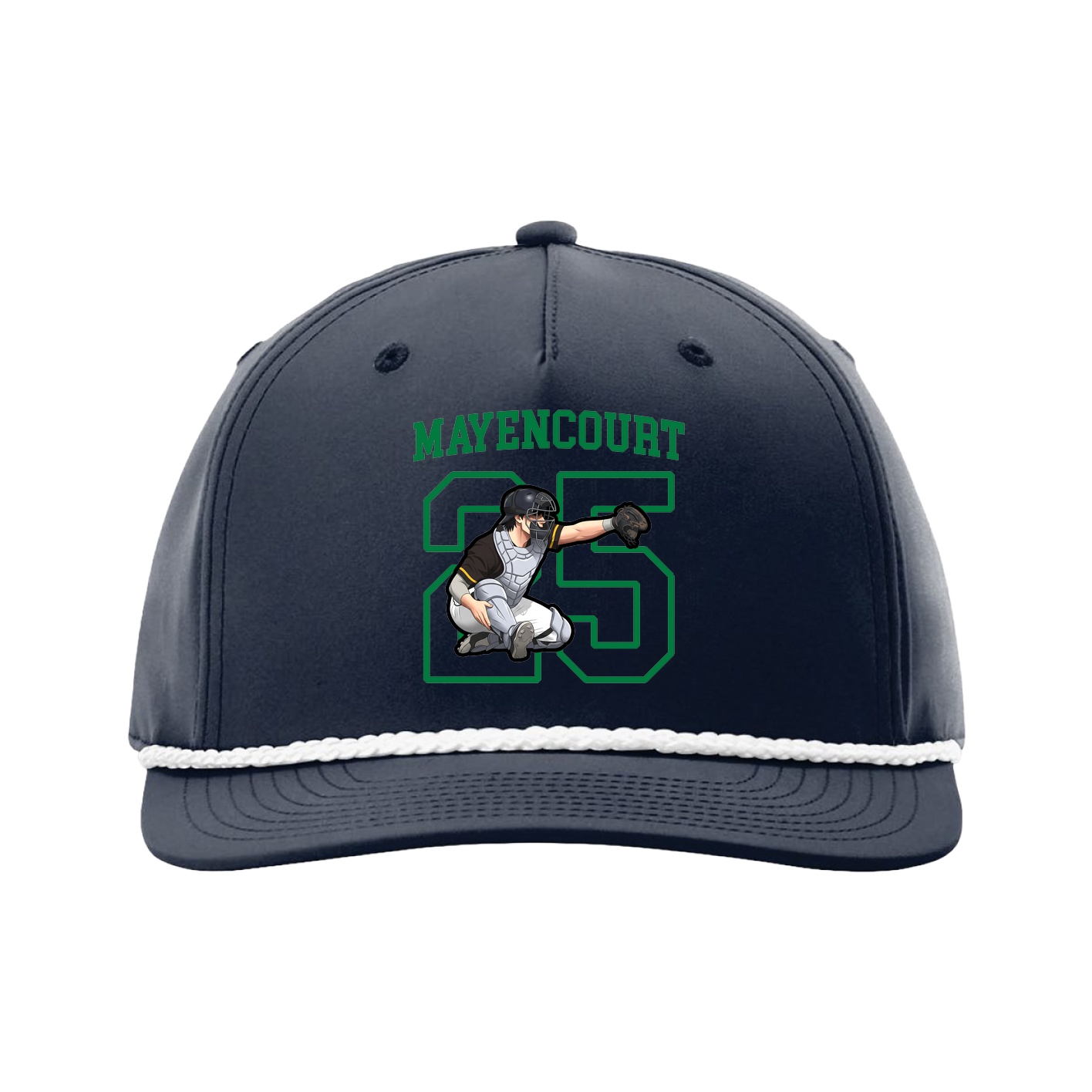 Five-Panel Classic Rope Cap — Shirsey in Navy