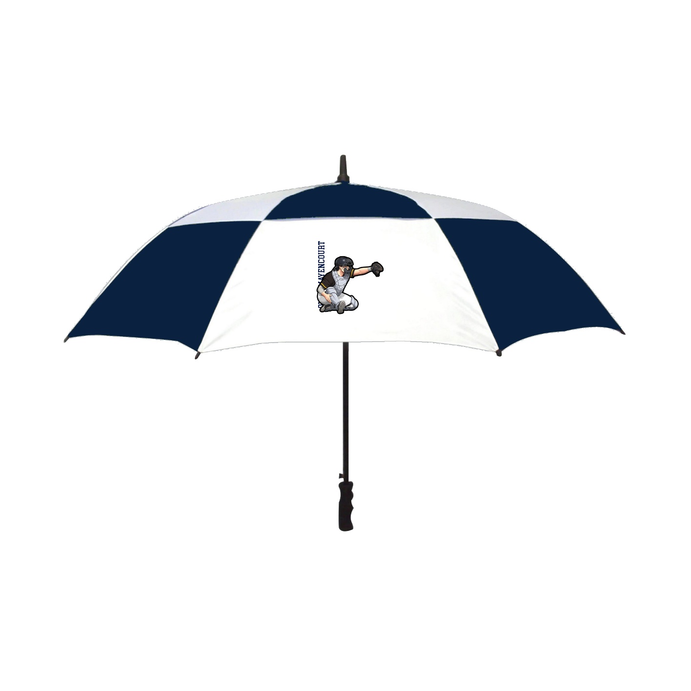 Golf Umbrella — Name Vertical in Navy