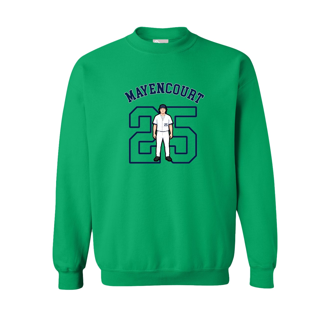 Fleece Crew — Shirsey Arch in Green