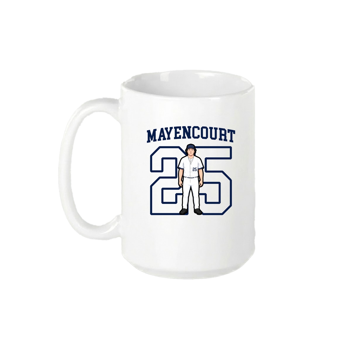 15oz Coffee Mug — Shirsey in White