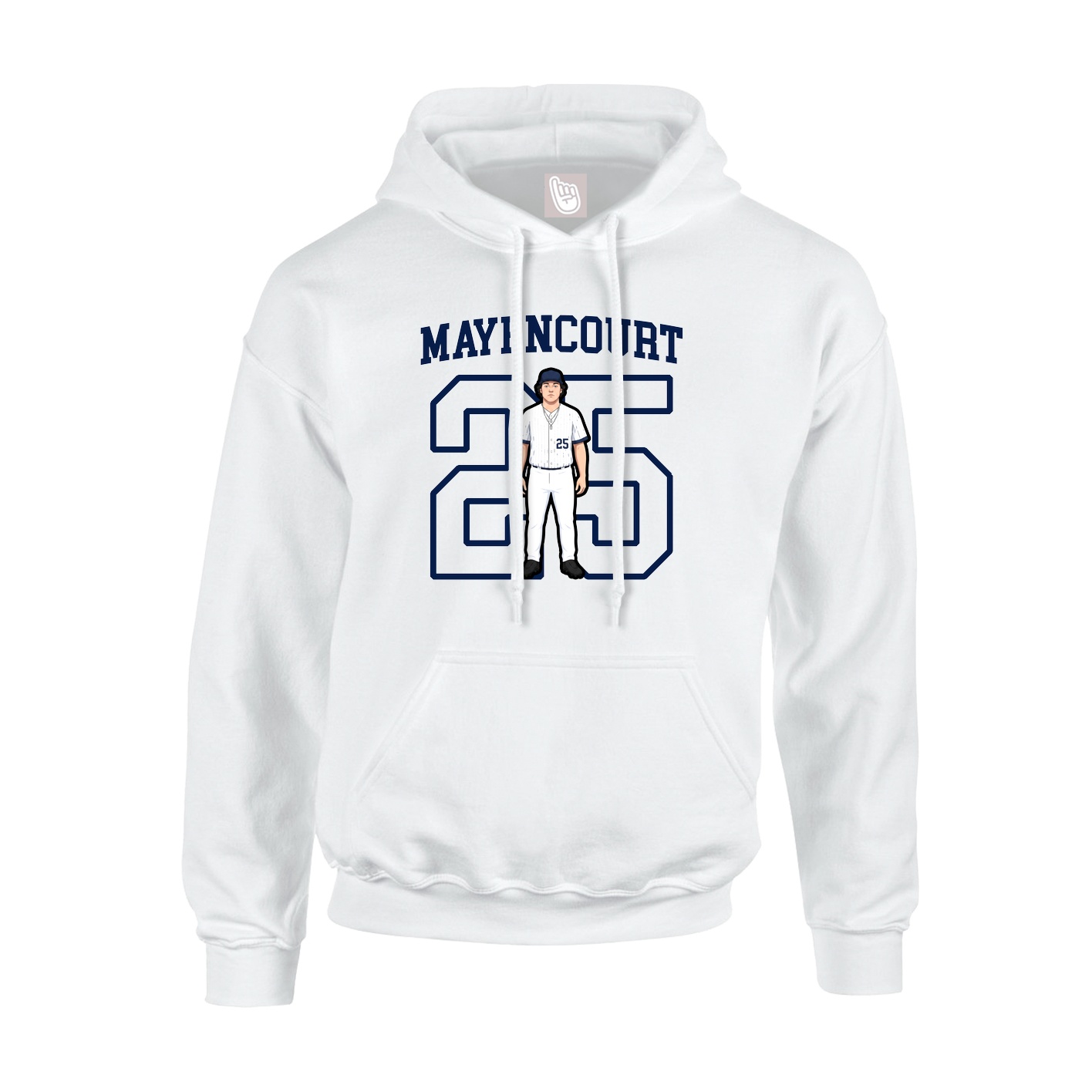 Hoodie — Shirsey in White