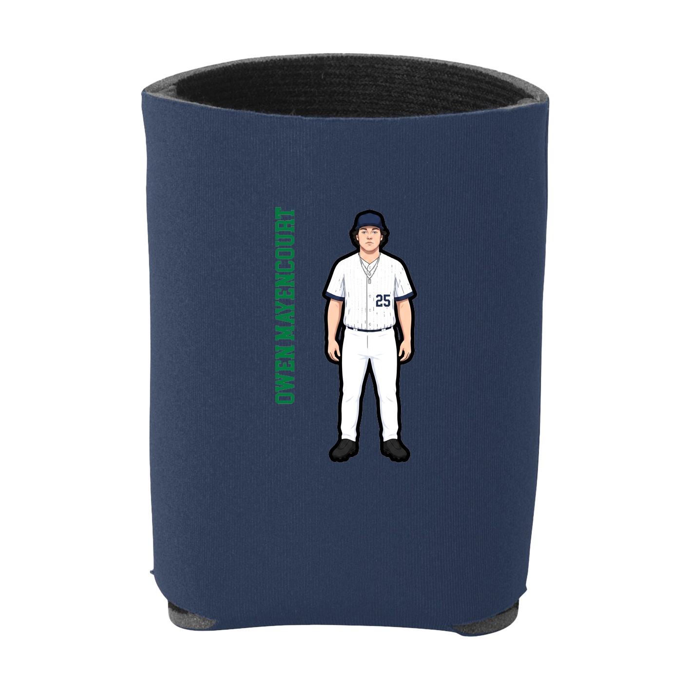 Can Holder — Name Vertical in Navy