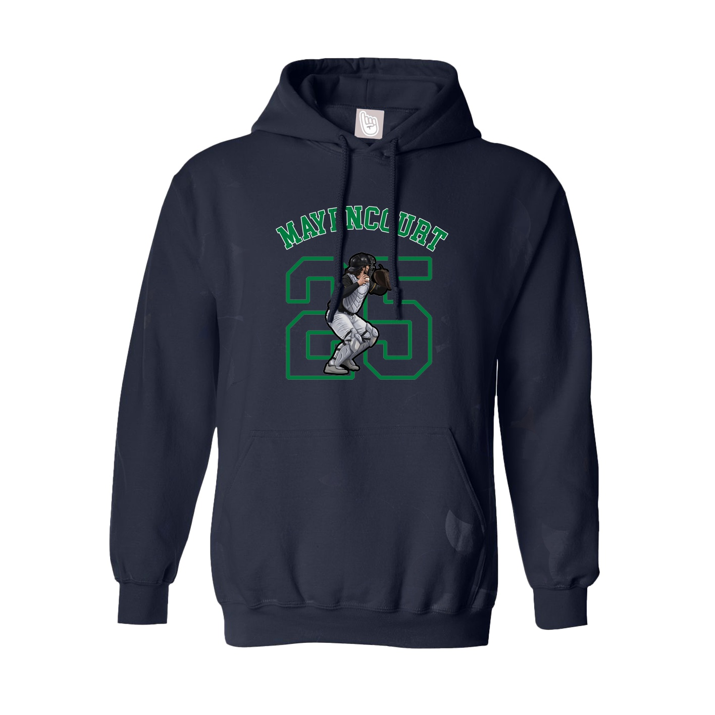 Youth Hoodie — Shirsey Arch in Navy