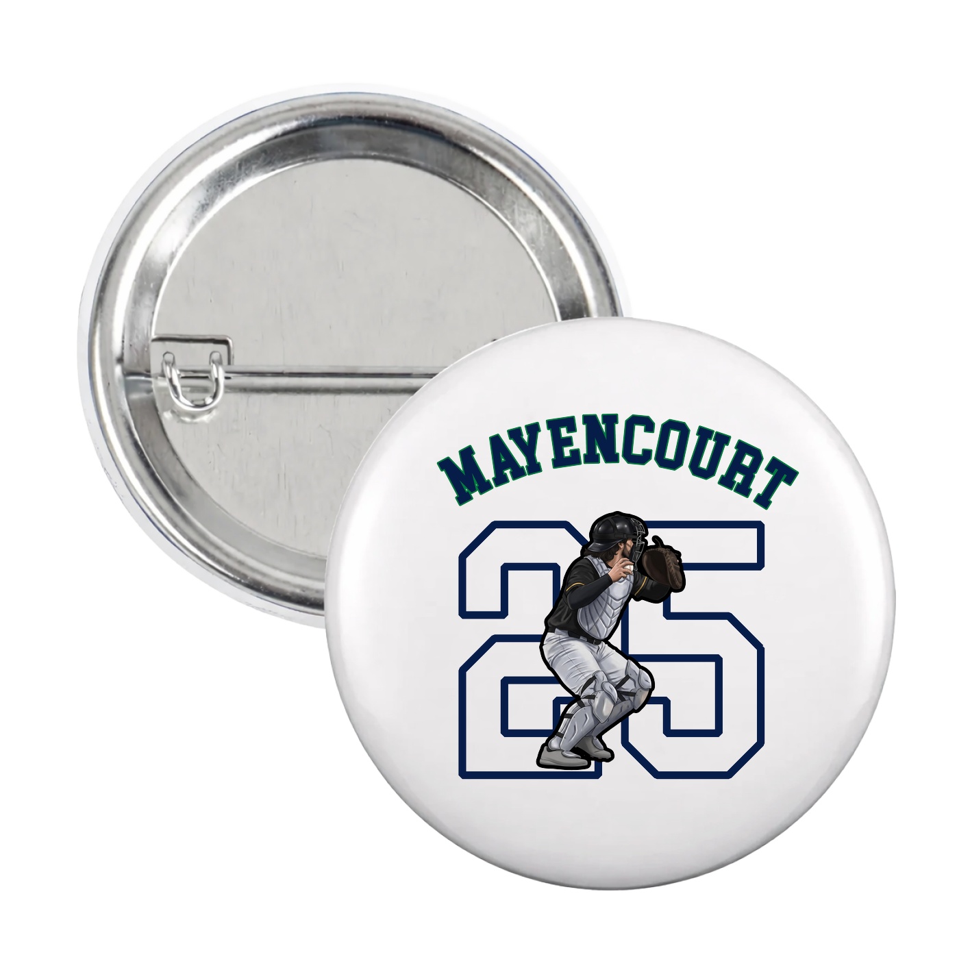 Game Day Button — Shirsey Arch in White
