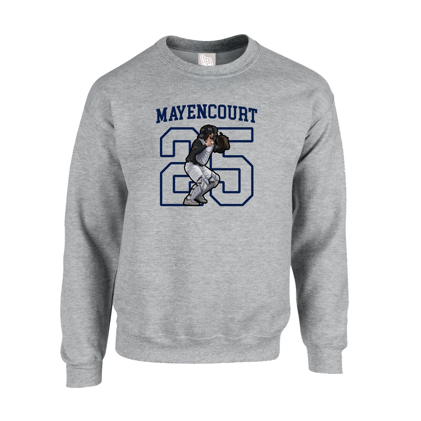 Fleece Crew — Shirsey in Grey