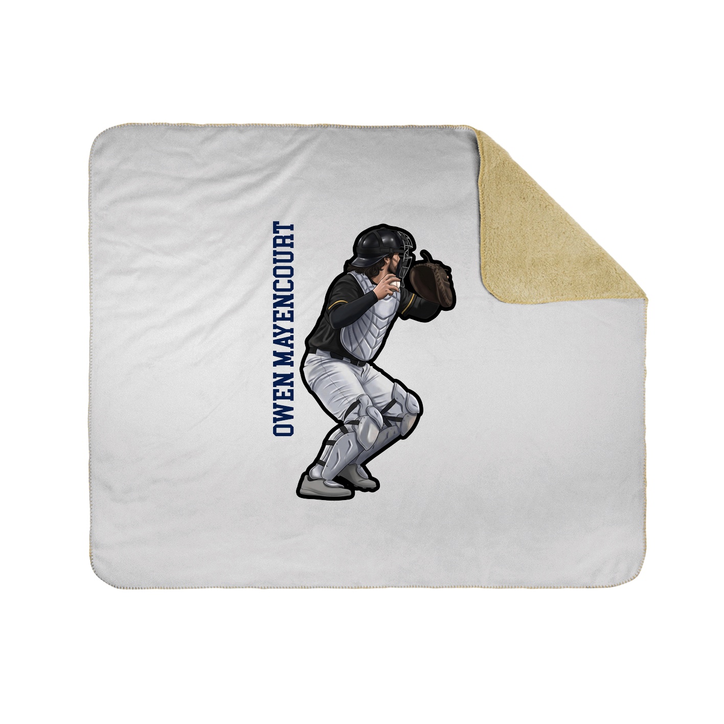 50x60 Sherpa Lined Throw Blanket