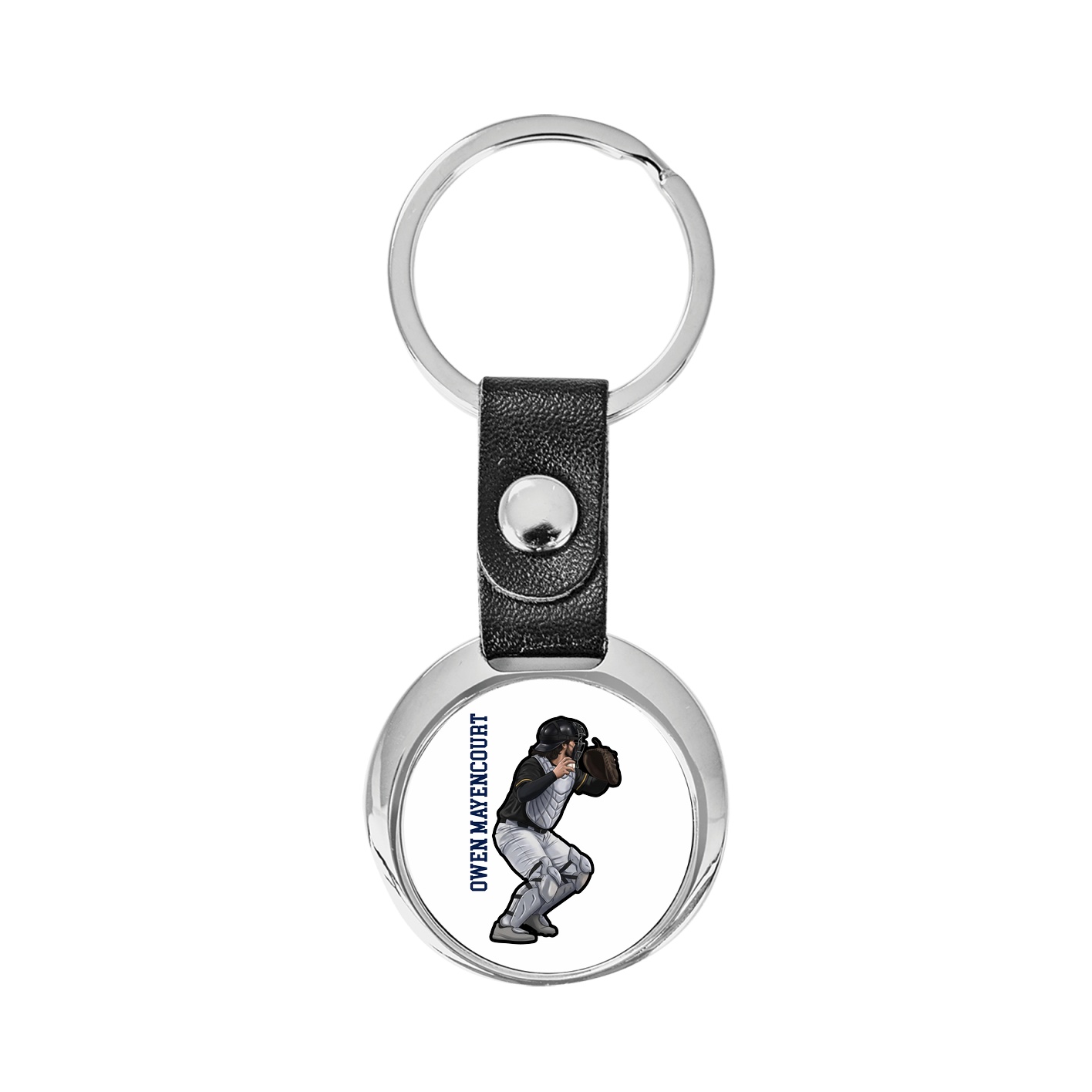 Key Chain — Name Vertical in Classic