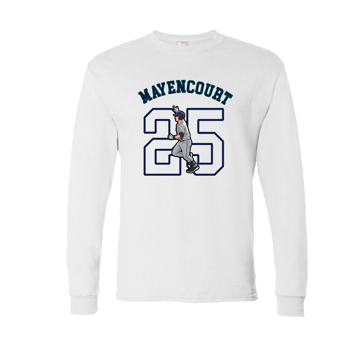 Long Sleeve Tee — Shirsey Arch in White