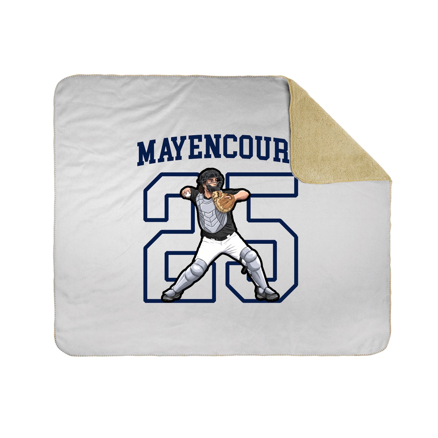 Throw Blanket — Shirsey in White
