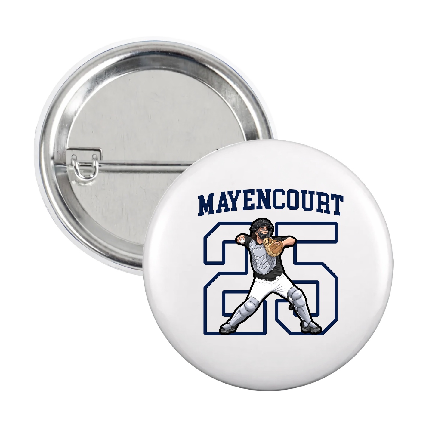 Game Day Button — Shirsey in White
