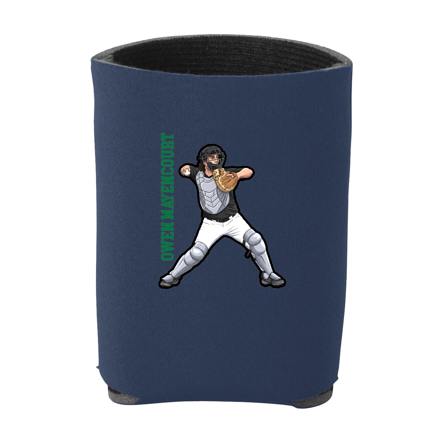 Can Holder — Name Vertical in Navy