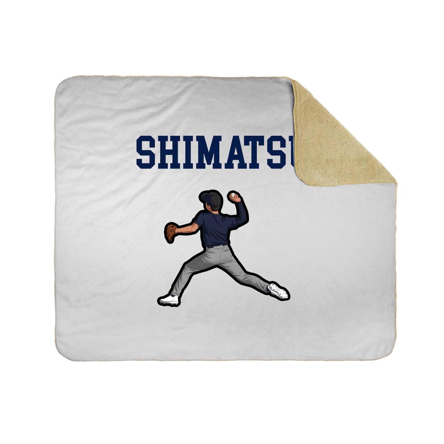 Throw Blanket — Shirsey in White