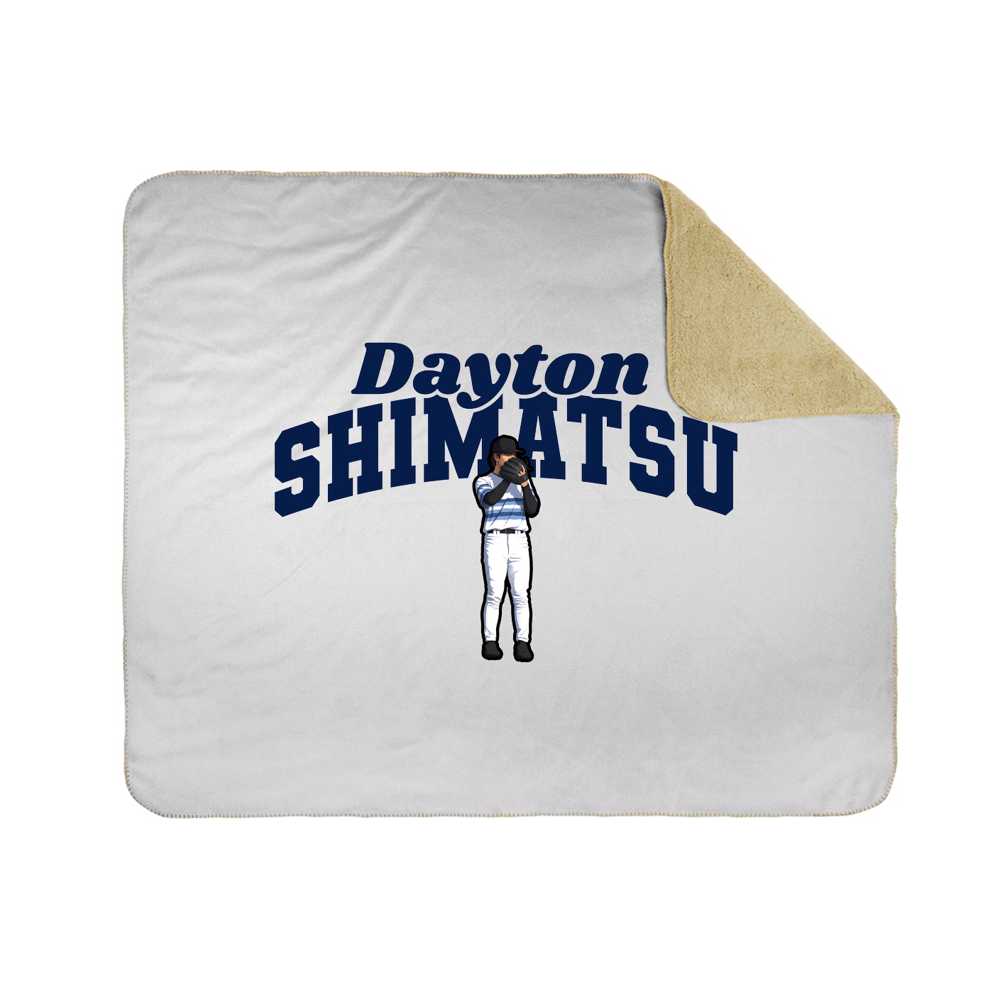 Throw Blanket — Signature Arch in White