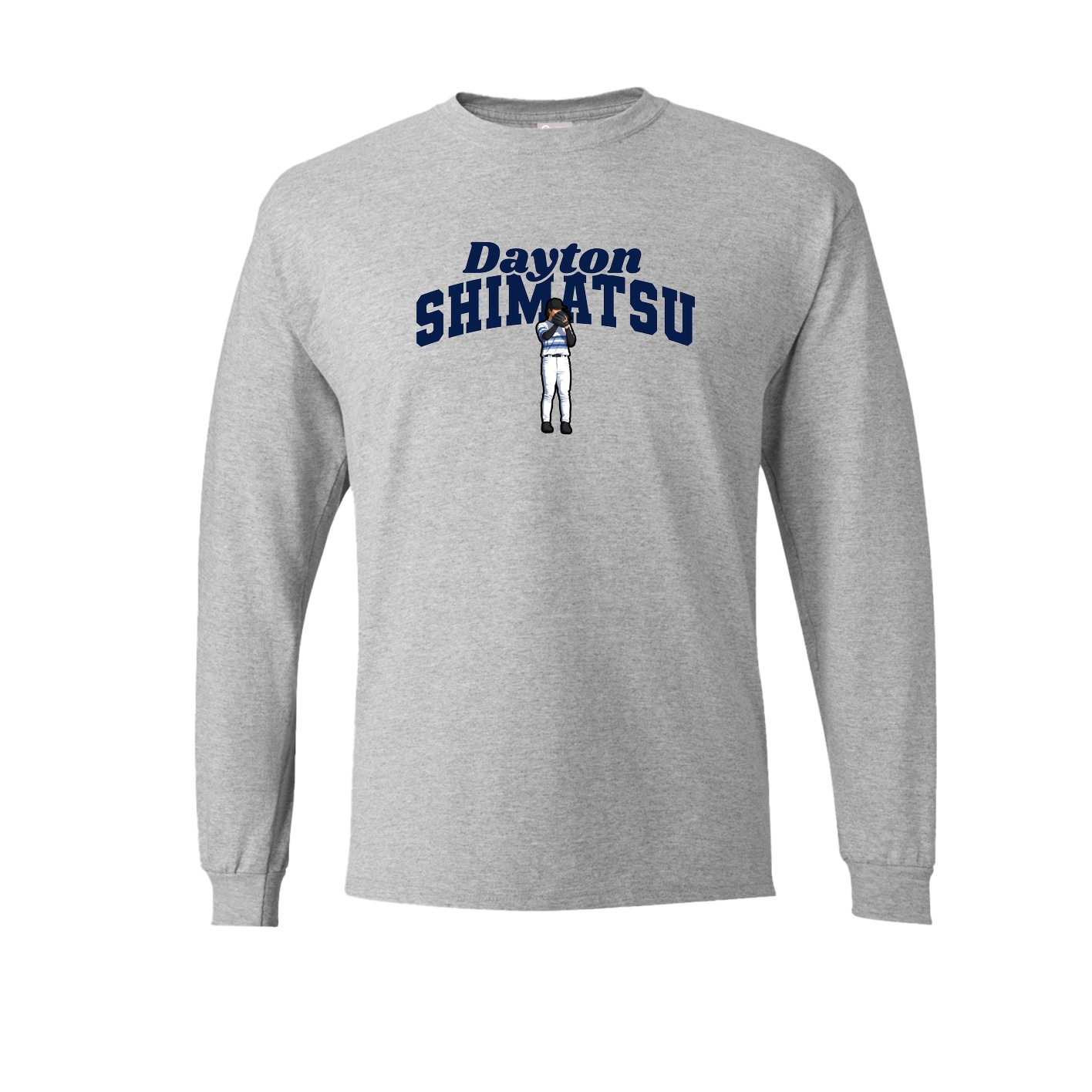Long Sleeve Tee — Signature Arch in Grey
