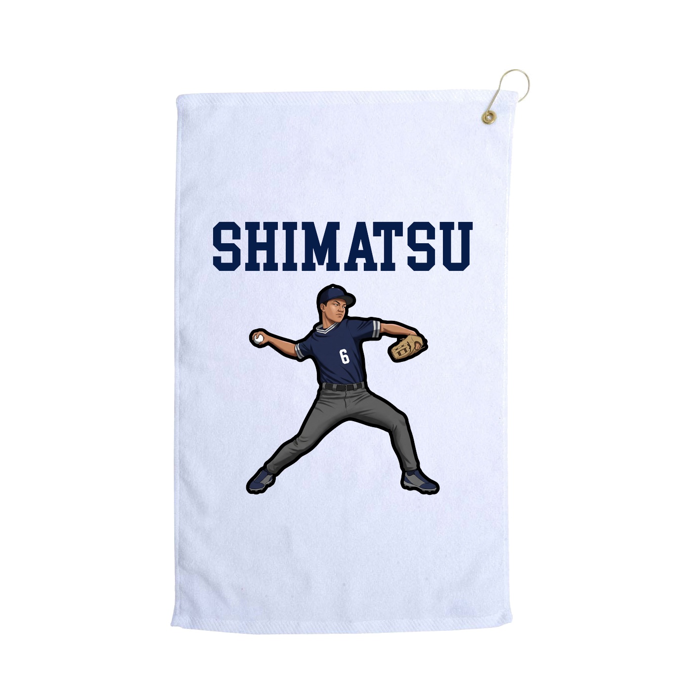 Golf Towel — Shirsey in White