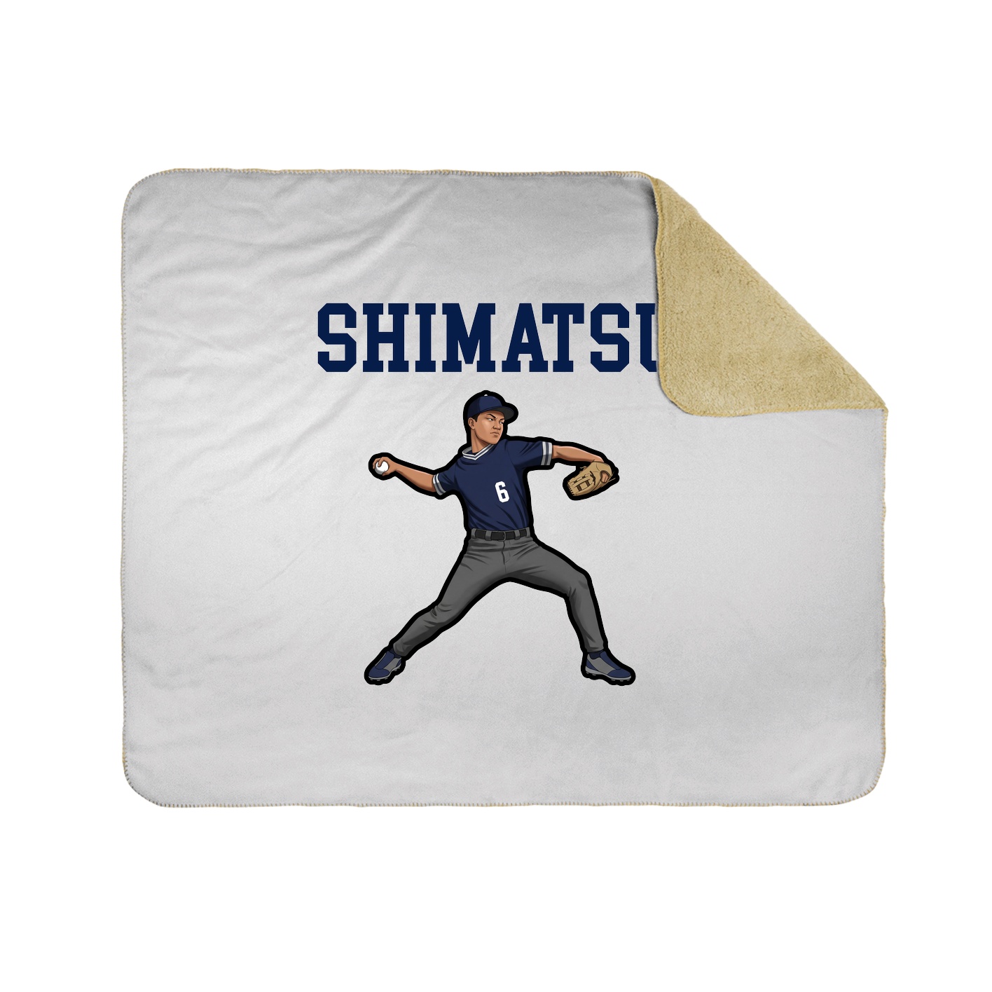 Throw Blanket — Shirsey in White