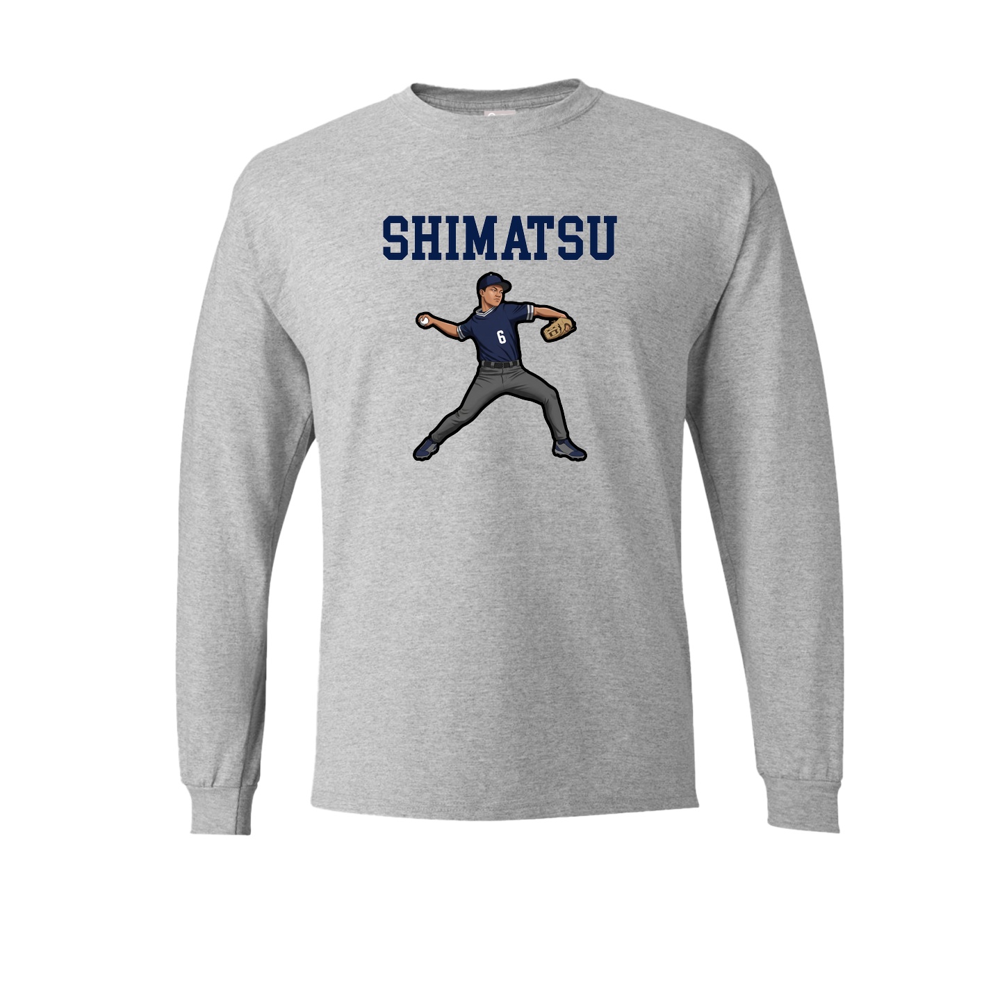 Long Sleeve Tee — Shirsey in Grey