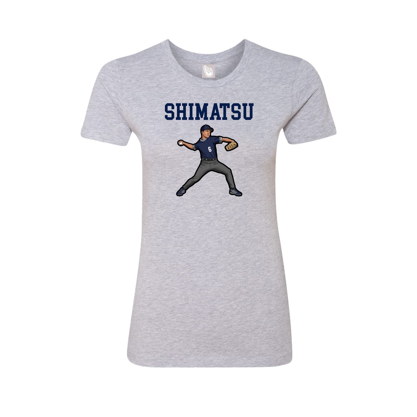 Fitted Women's Tee — Shirsey in Grey