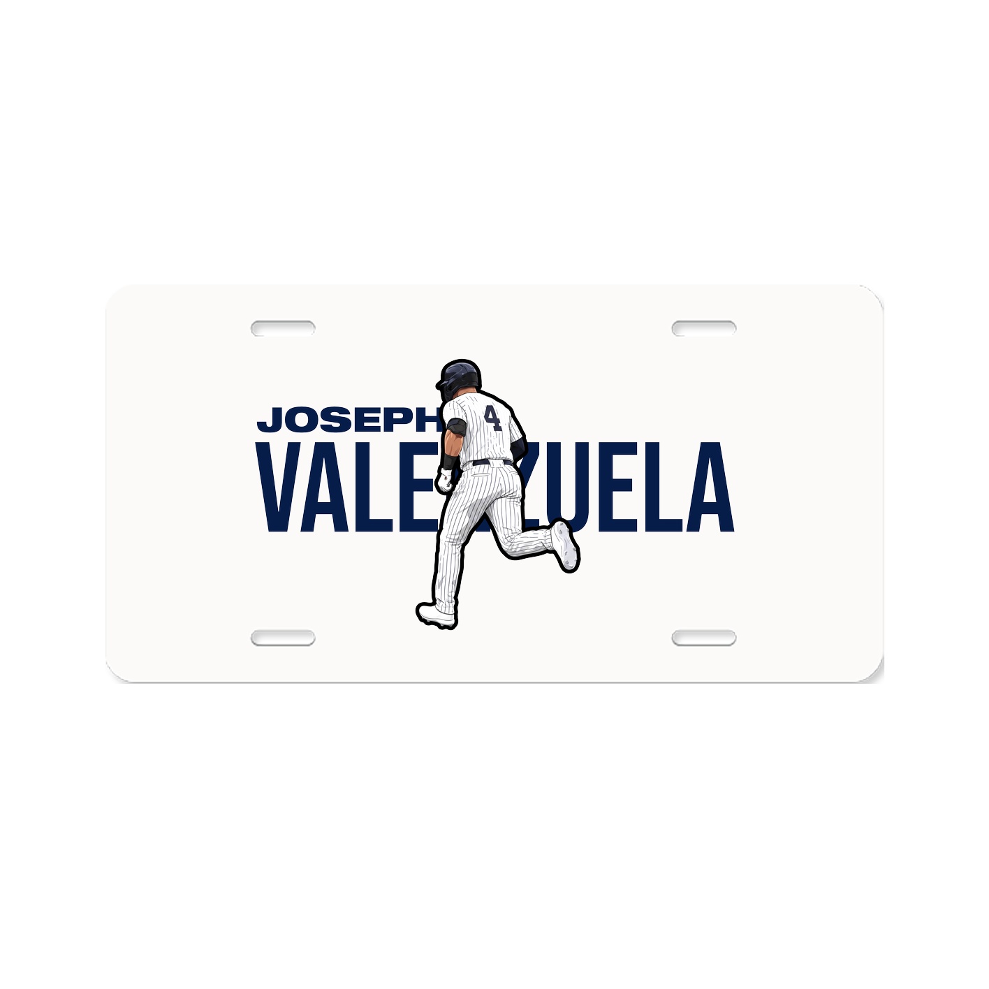 License Plate — Player Name in Classic