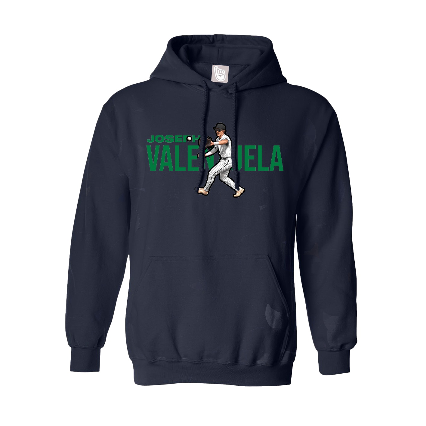 Hoodie — Player Name in Navy