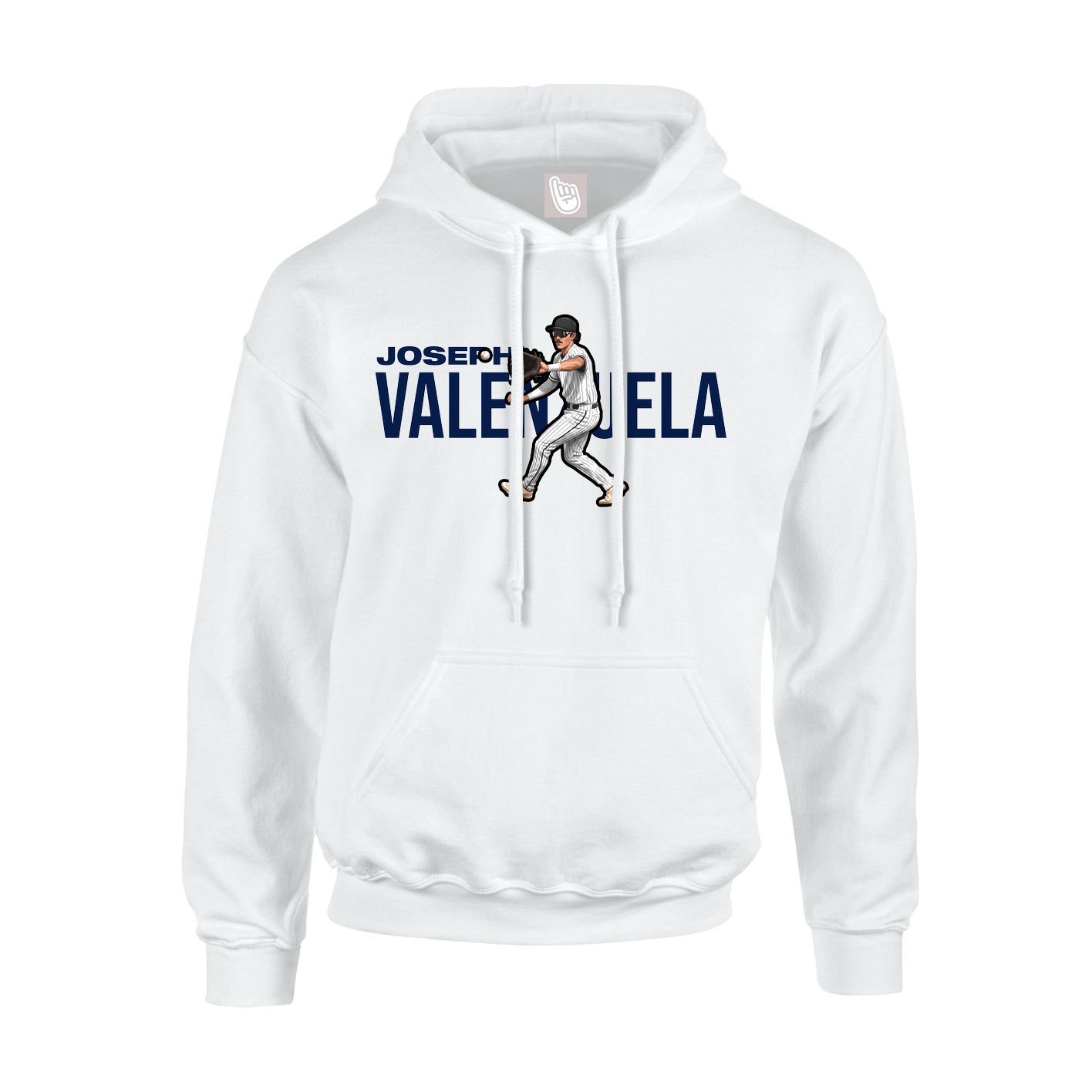 Youth Hoodie — Player Name in White