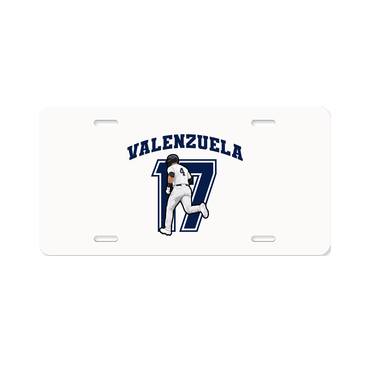 License Plate — Number in Classic